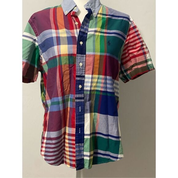 Ralph Lauren short sleeve button from M multicolored classic fit - Picture 1 of 5